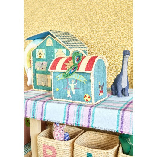 cesti per giochi in rafia fatti a mano Rice - Apple Pie