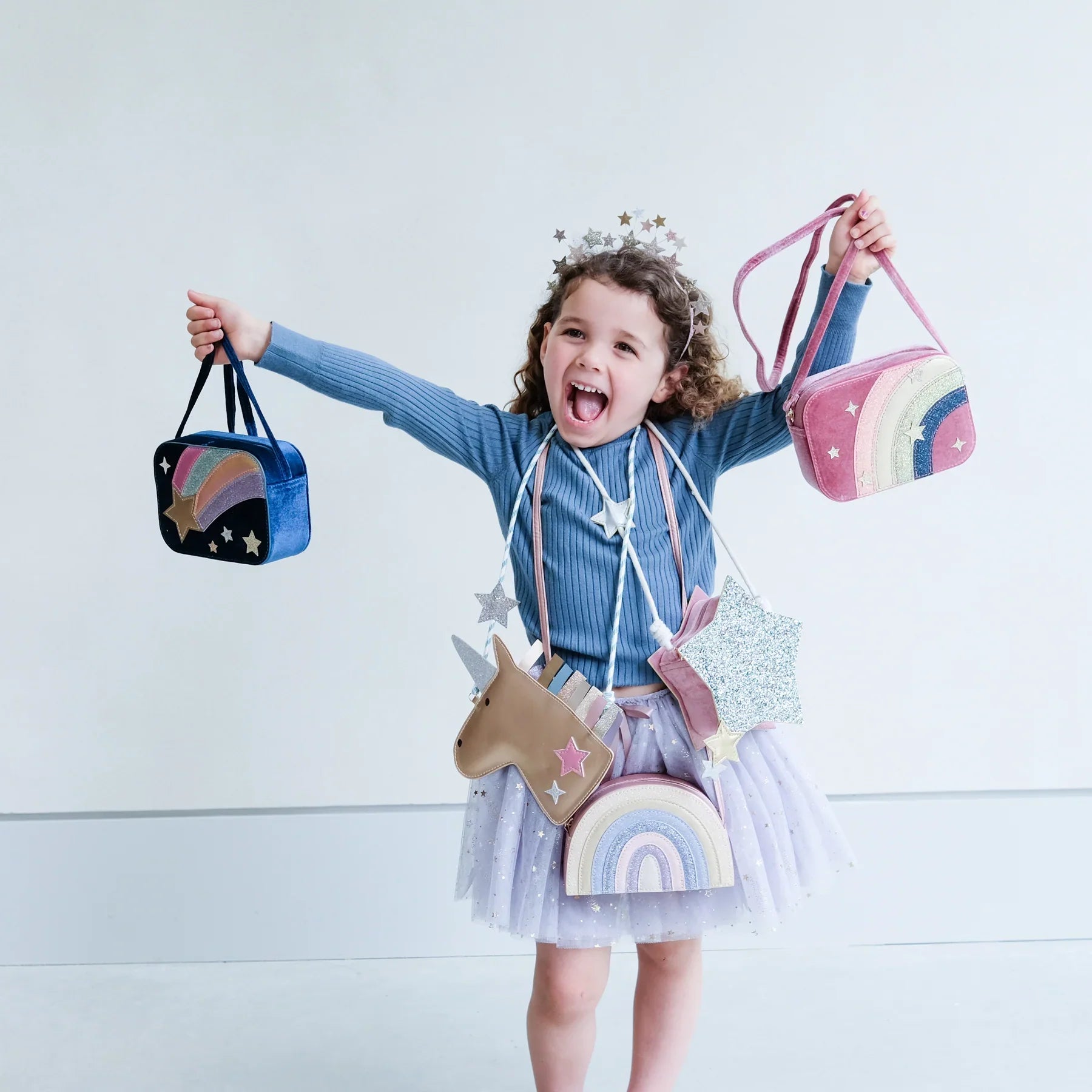 Borsa A Tracolla A Forma Di Cuore Con Paillettes Per Bambine - Mini Borsa Graziosa E Lucida - Foto 4