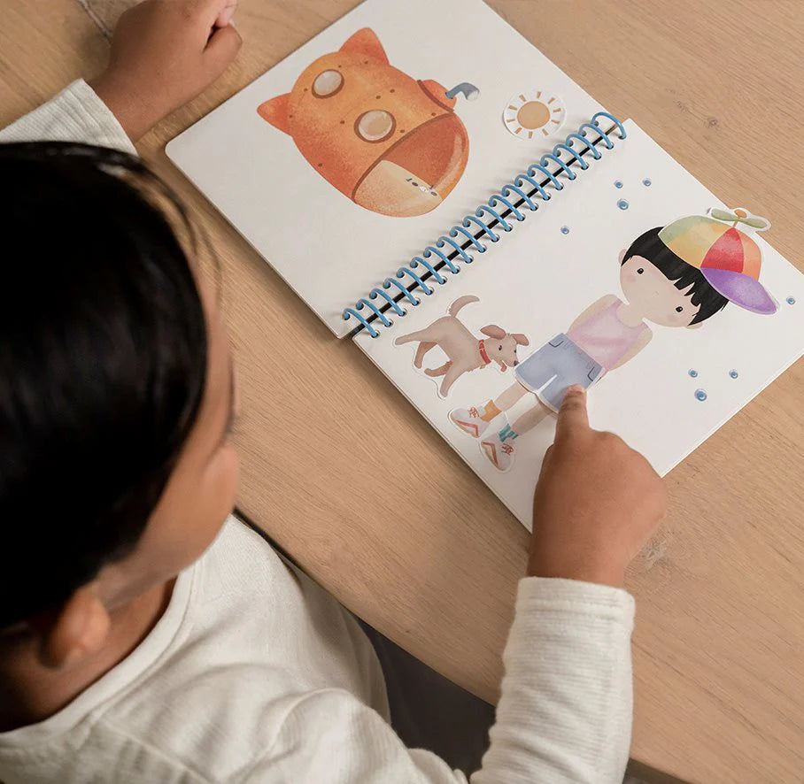 Libro adesivi e vestiti Jim & Friends – Dress-up & Sticker Book