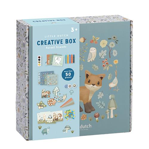 Little Dutch – XL Craft Box Forest Friends multicolore