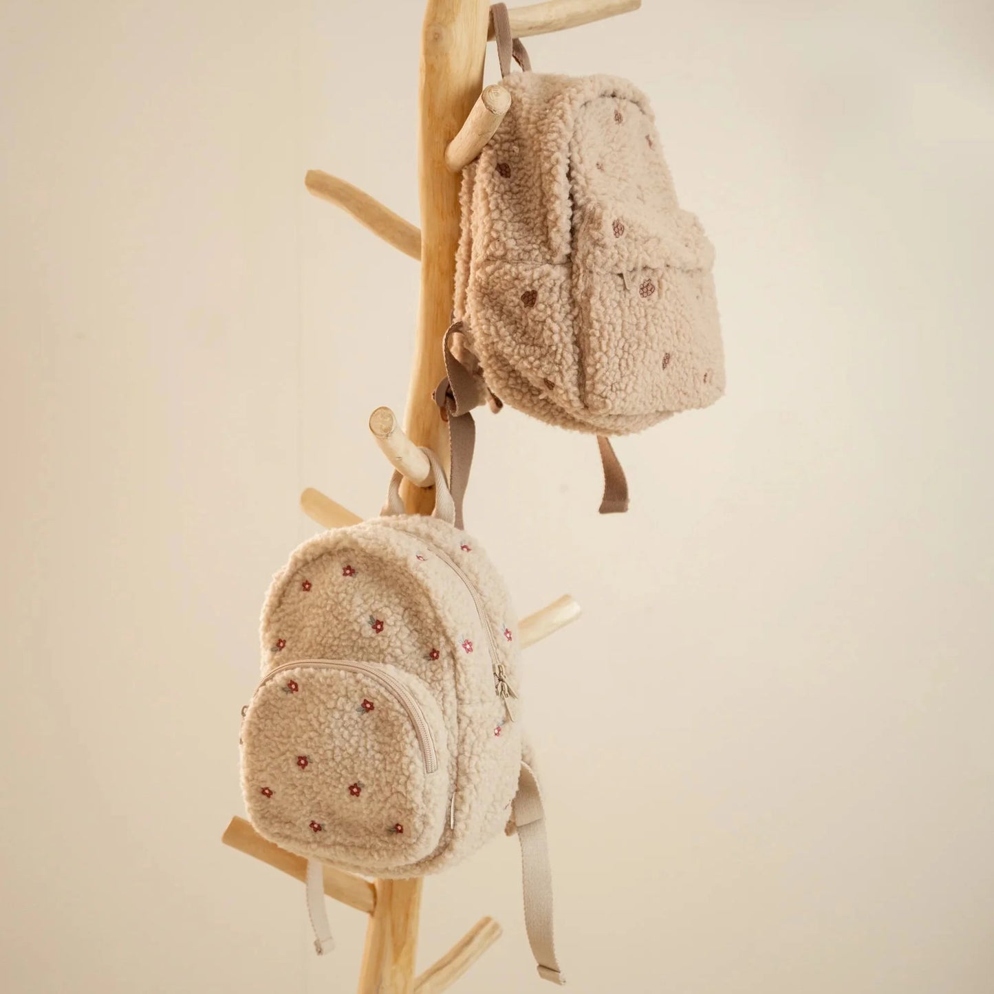 Little Dutch Zaino Teddy Sand – Zainetto morbido per bambini