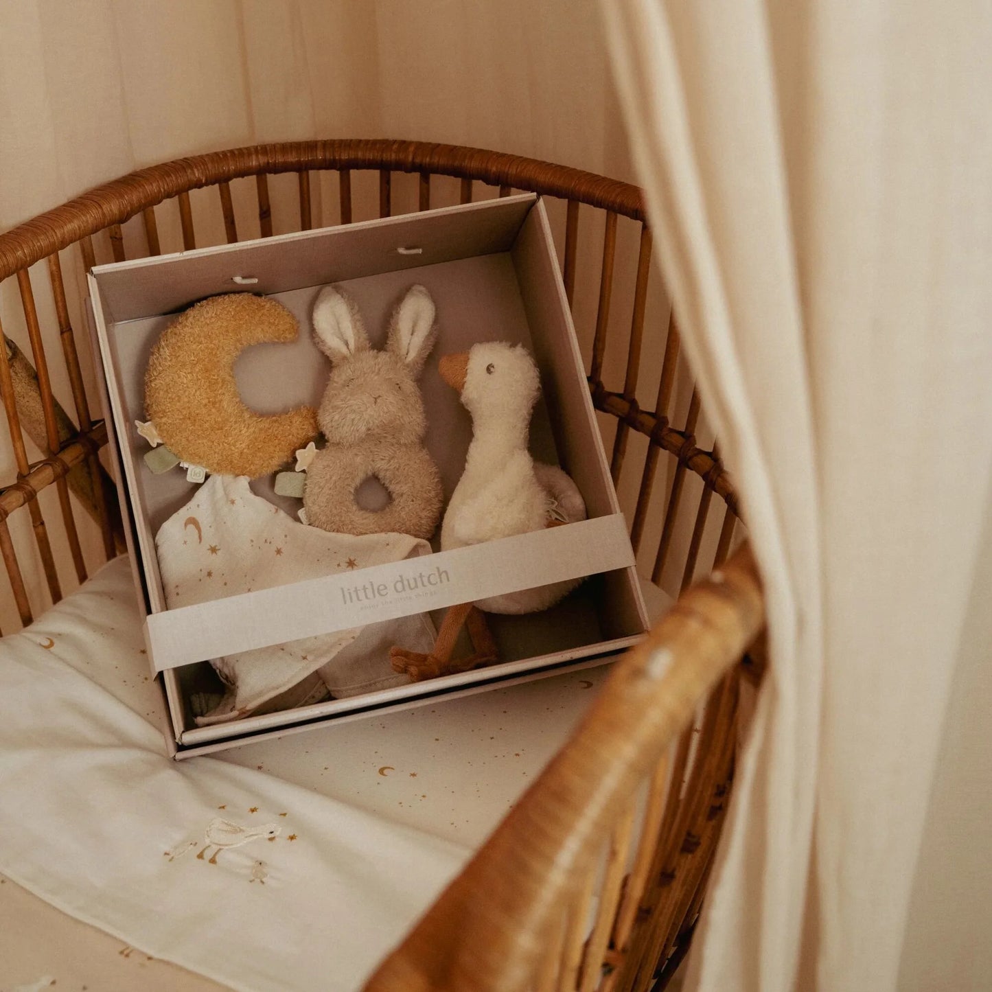 Little Dutch – Gift Set White Newborn Naturals – Set regalo neonato 0+
