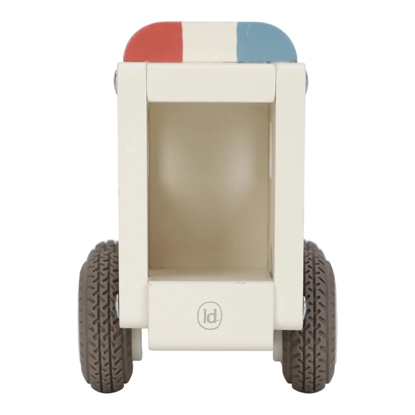 Little Dutch – Ambulanza in legno bianca con personaggio – Essentials