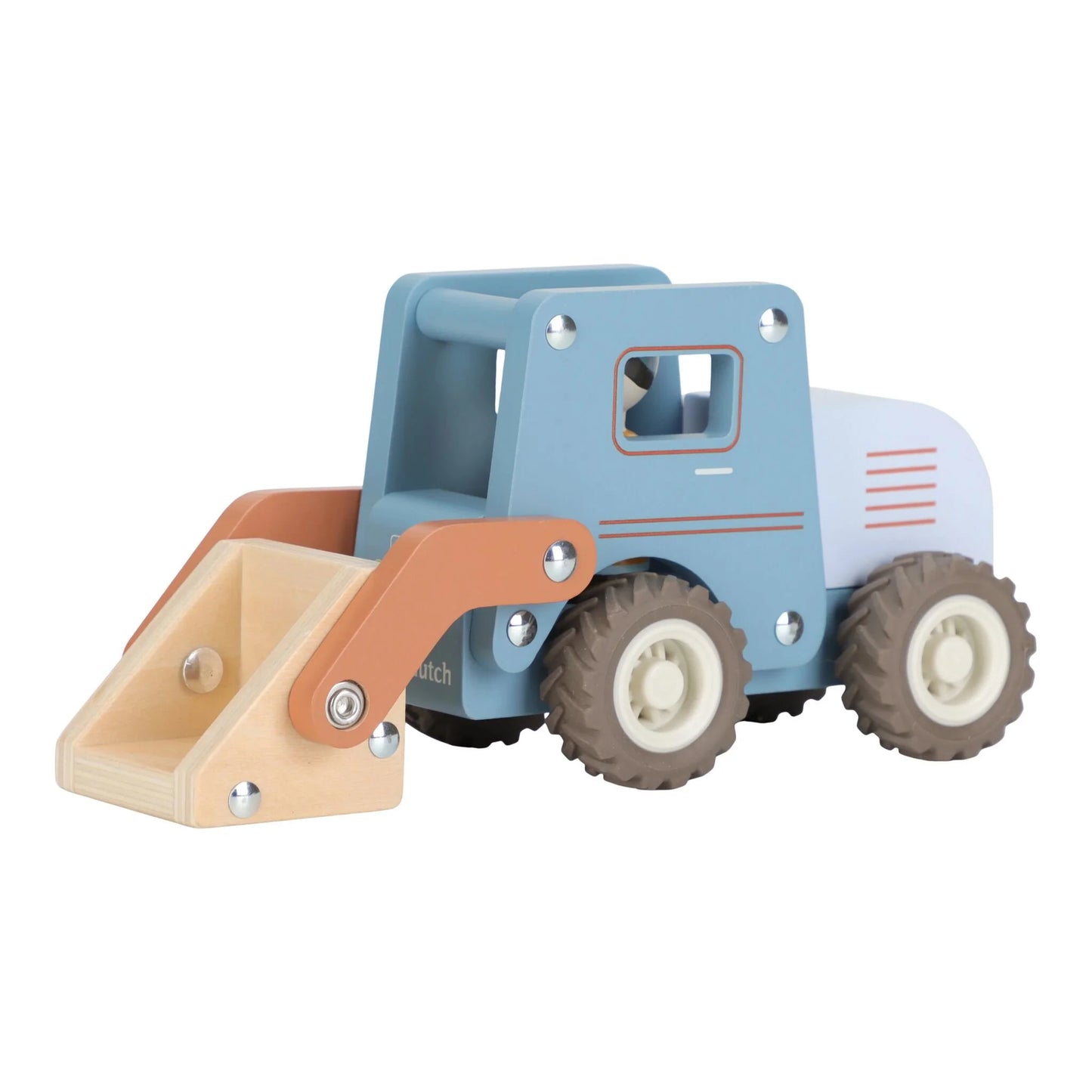 Bulldozer in legno Little Dutch – Blu – Essentials