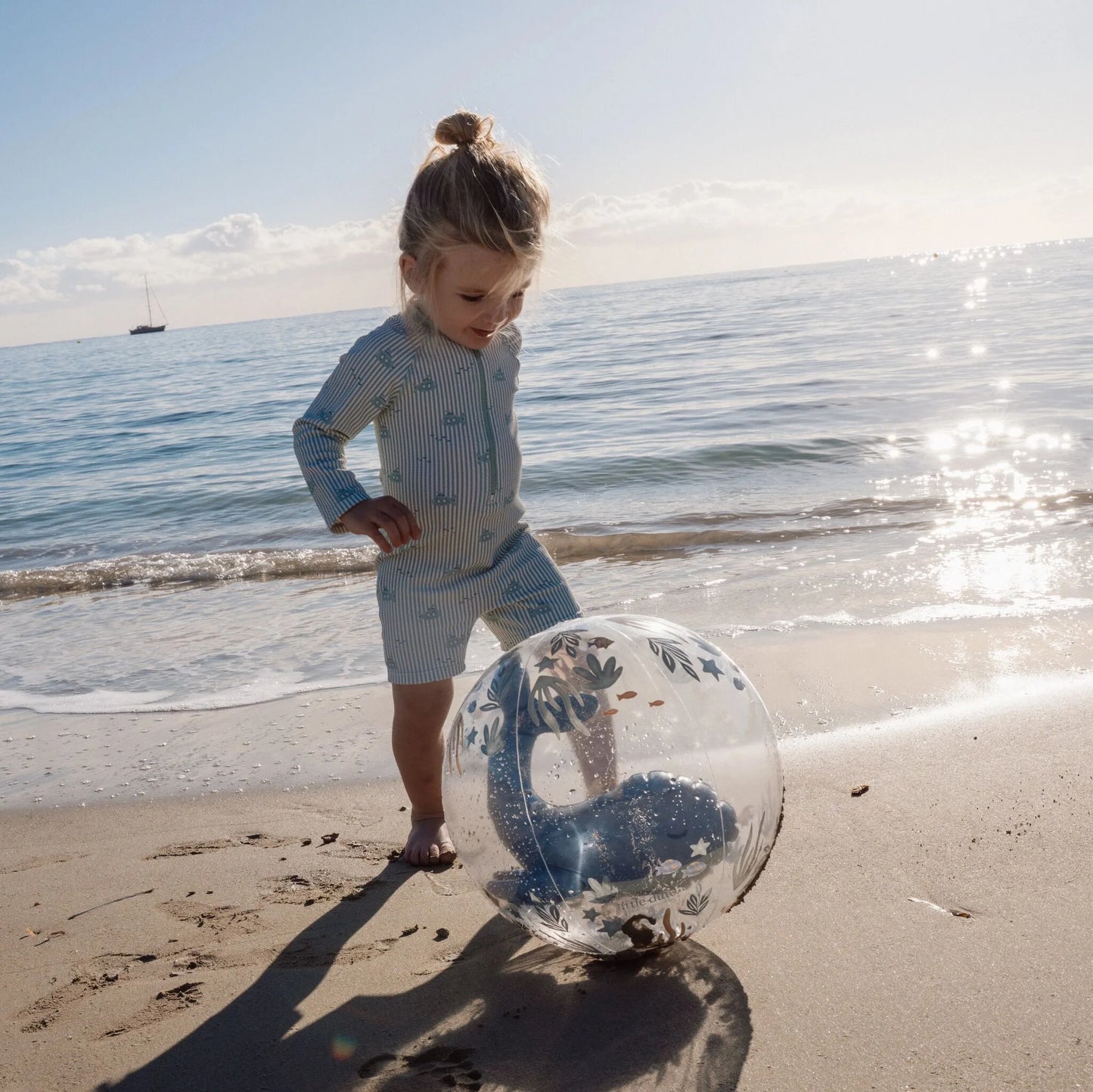 Little Dutch Pallone 3D Balena Ocean World 35cm – 2+