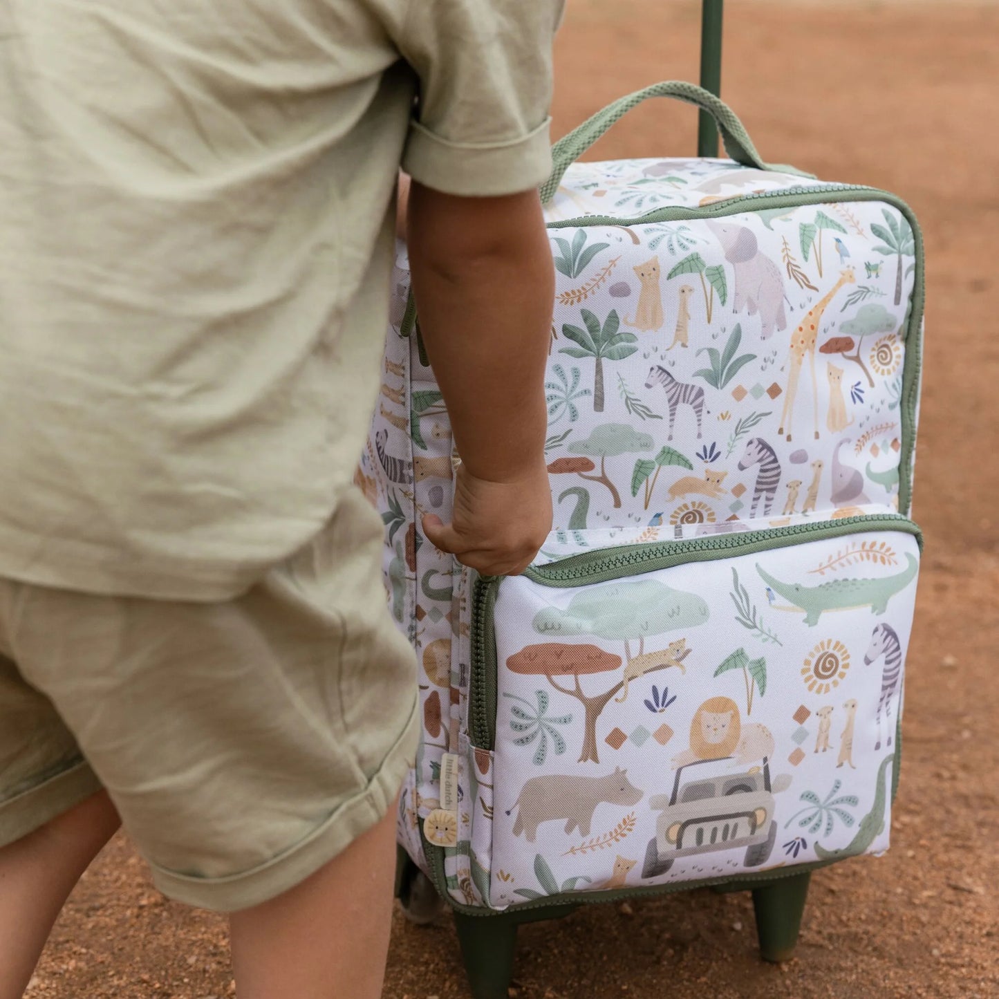 Little Dutch Valigia Trolley Bambini Safari Friends