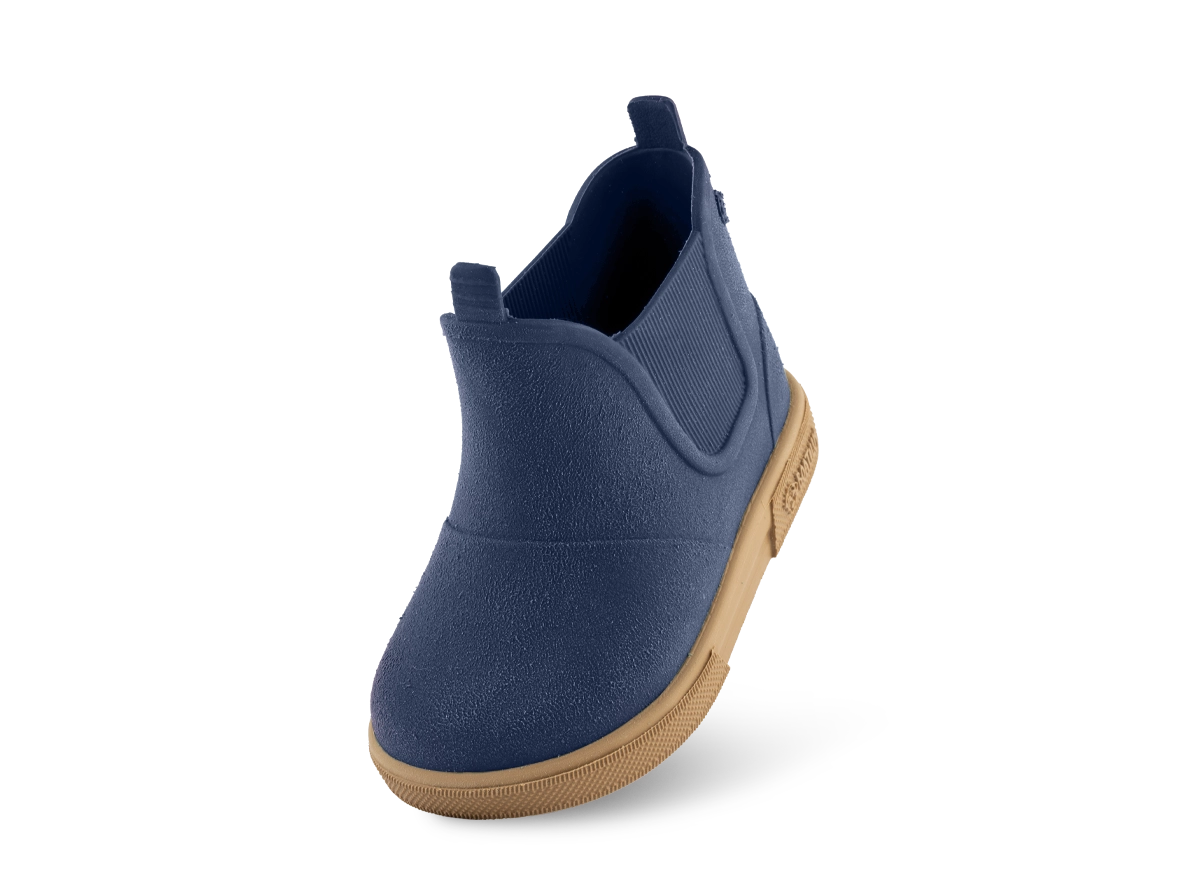 Boatilus Baby Beatly Brushed Navy/Beige – Stivaletti Pioggia Bambino