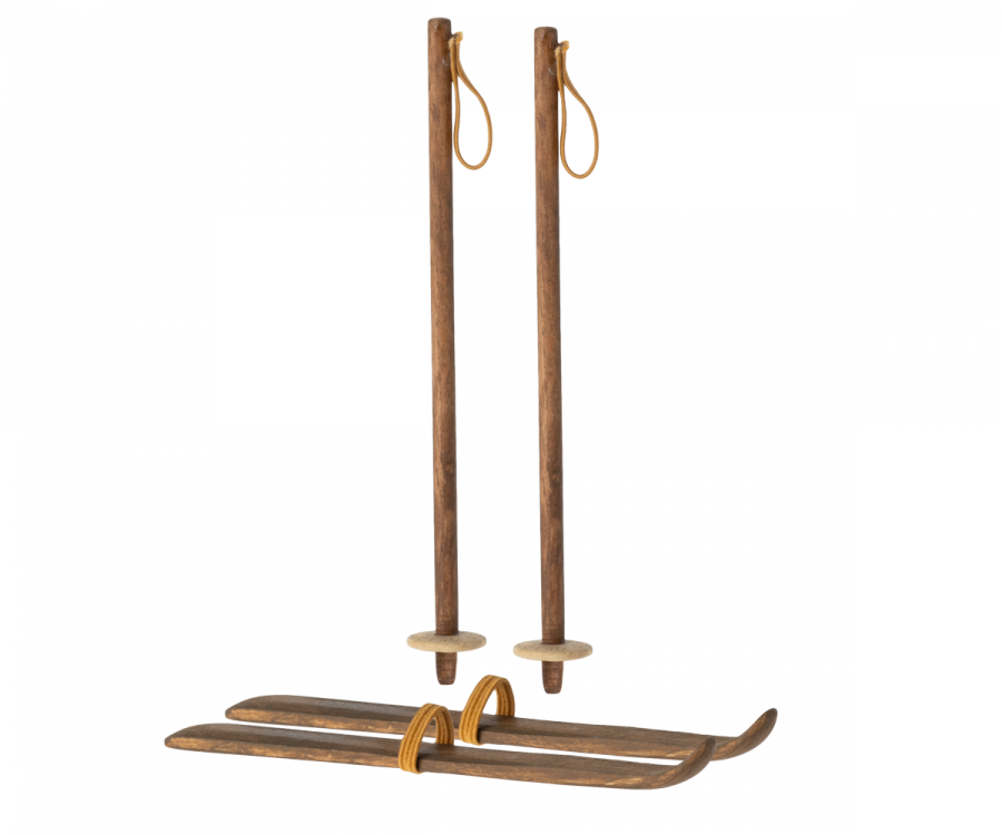 Sci e Bastoncini da sci per Mamma e Papà - Apple Pie