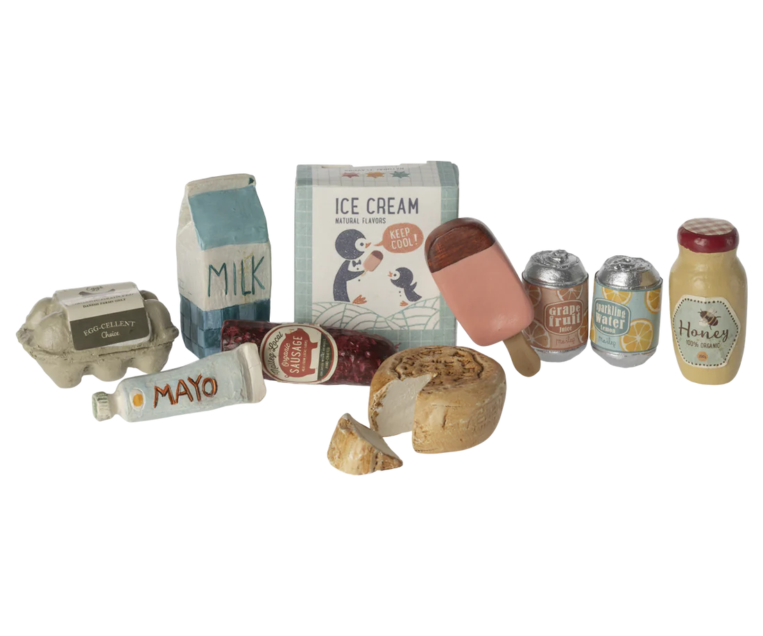 Scatola con alimenti in miniatura Maileg - Per la dispensa dei topolini - Apple Pie