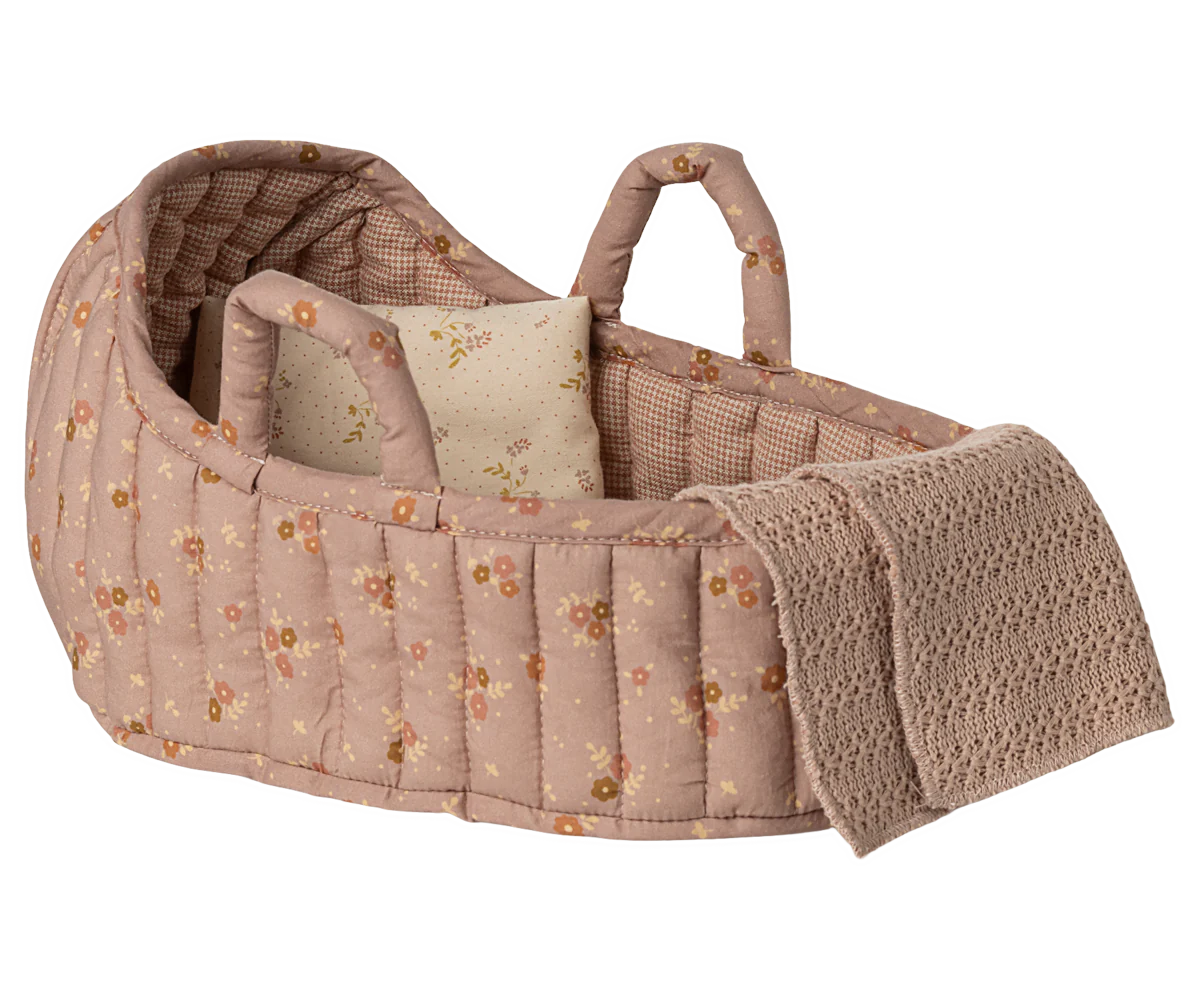 Culla Portatile Maileg Large Rosa – Accessori per Bunny e Safari Friends - Apple Pie