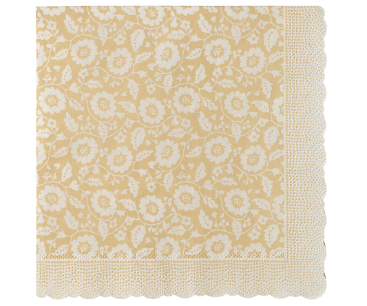 Maileg Tovagliolini di Carta Fiori - Giallo - Apple Pie