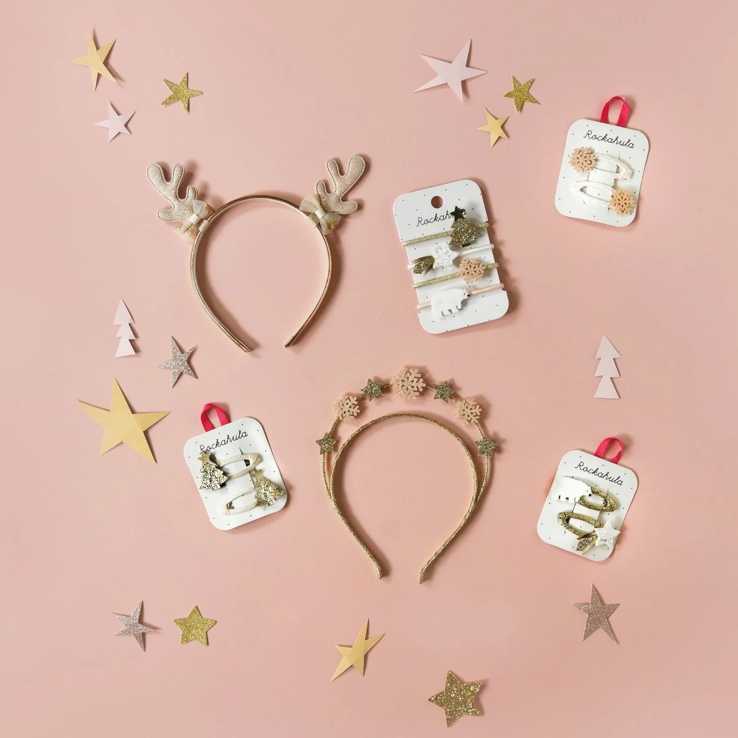 Rockahula North Pole Christmas Tree Clips – Mollette Albero di Natale Glitterate