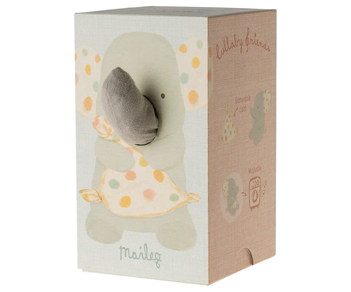 Maileg Carillon Lullaby Friends - Elefante - Iron Grey - Apple Pie