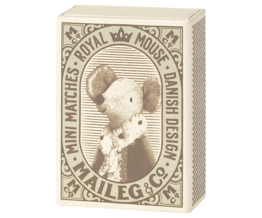 Baby Royal Topolino che Dorme Maileg - pois e fiocchetto - Apple Pie