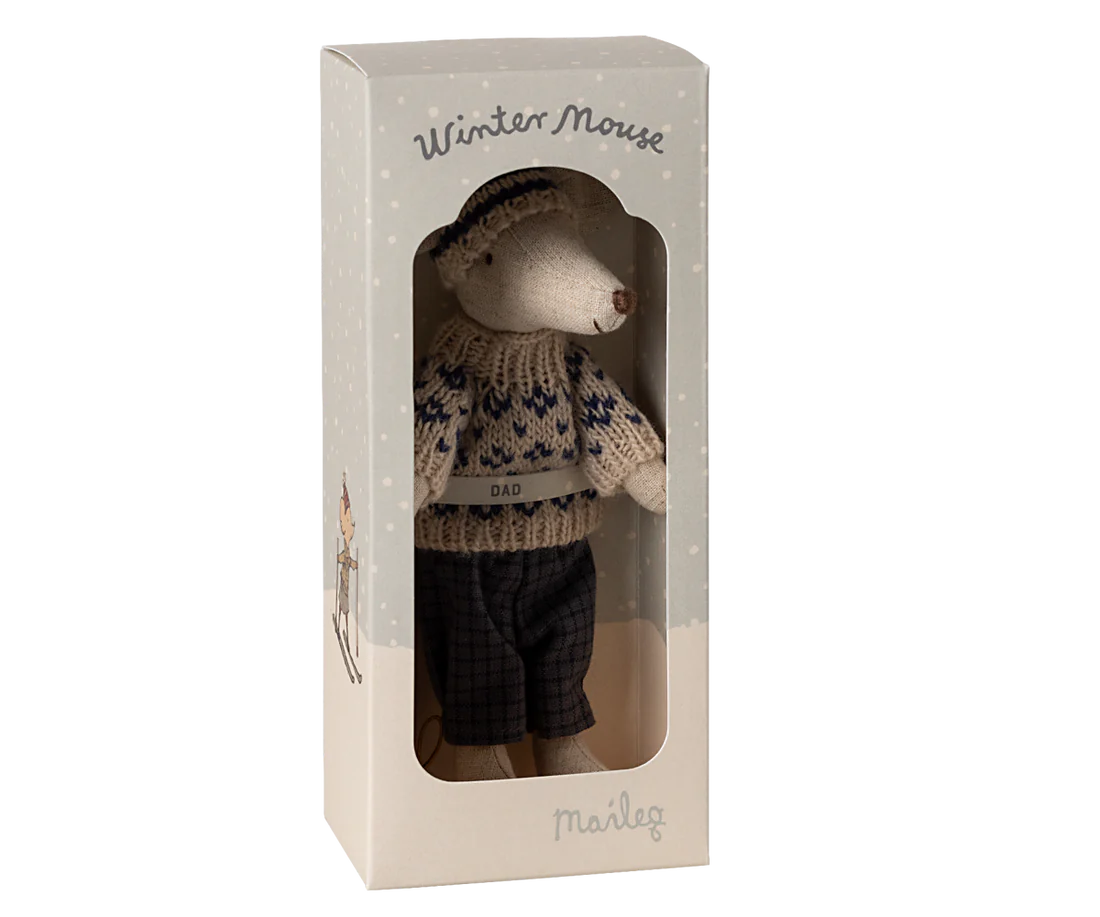 Topolino Papà sugli Sci - Blu - Apple Pie