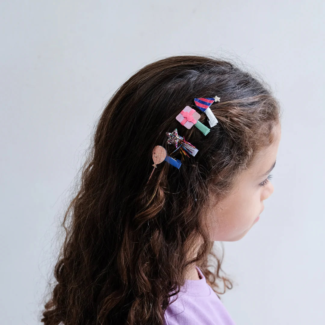 Mimi & Lula – Fermagli capelli Birthday Party Mini Clips (set 8 pezzi)