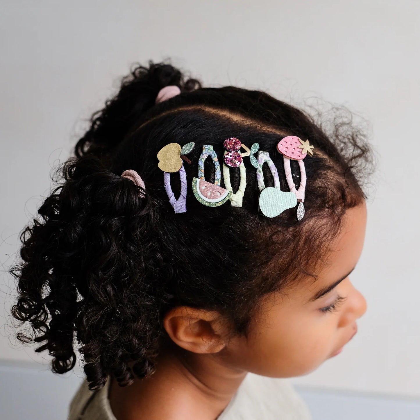 Mollette Capelli Bambina Mimi & Lula Fruit Salad Mini Clic Clacs (Set 5)