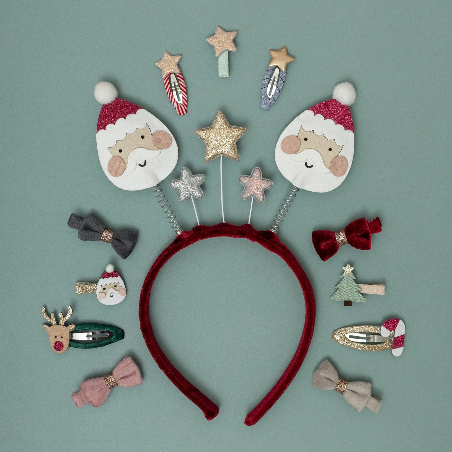 Mimi & Lula – Mini Clic Clac Natalizi Santa & Rudolph (Set 5)