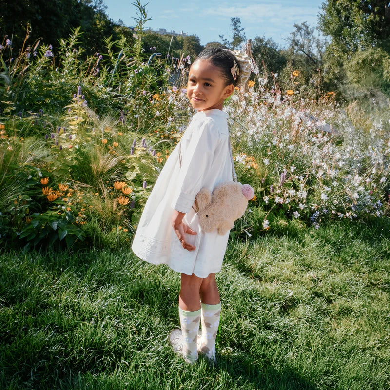 Borsetta Rockahula Coniglietto Peluche con Tracolla Oro – Fluffy Bunny