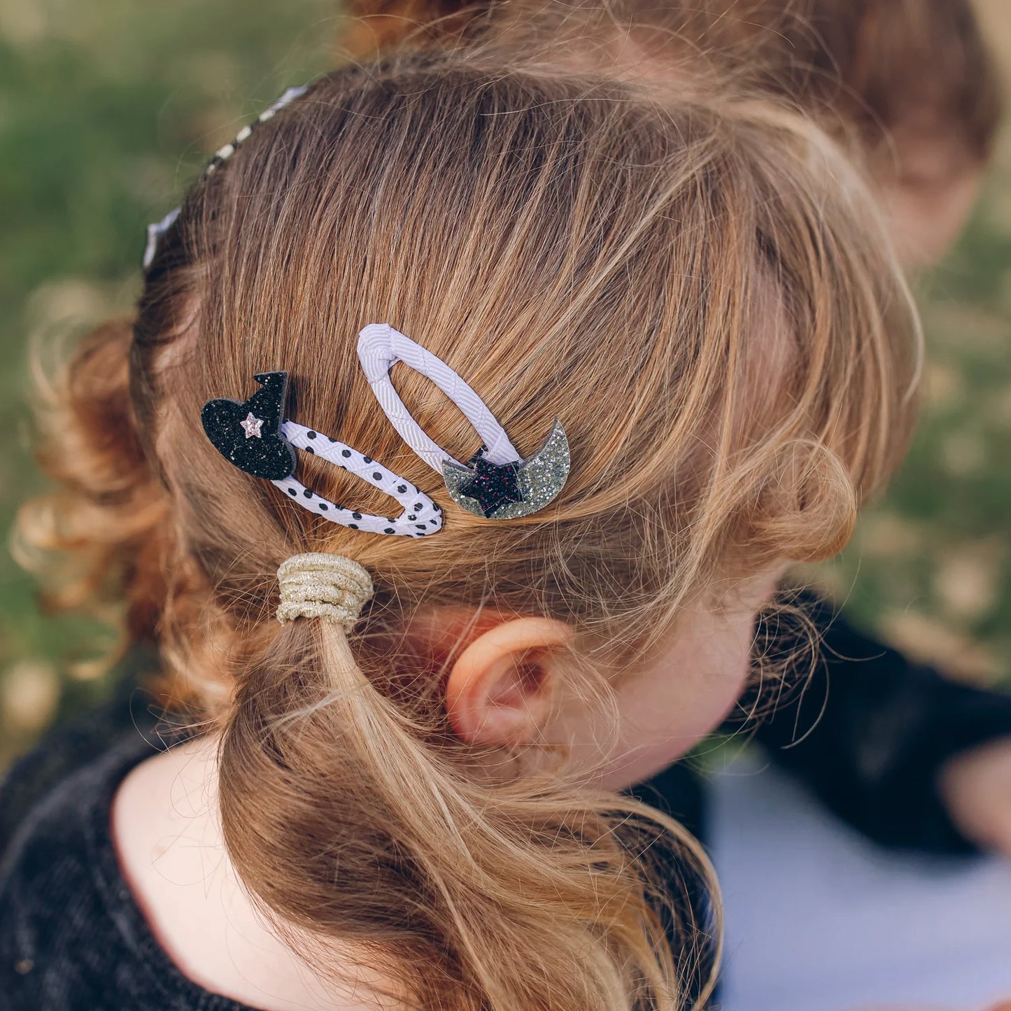 Rockahula Witching Hour Glitter Clips – Fermagli Stregati con Cappello e Luna