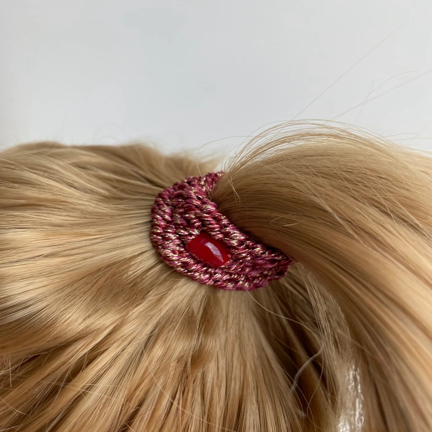 KKNEKKI Braccialetto/Elastico per i Capelli - Raspberry Glitter - Apple Pie