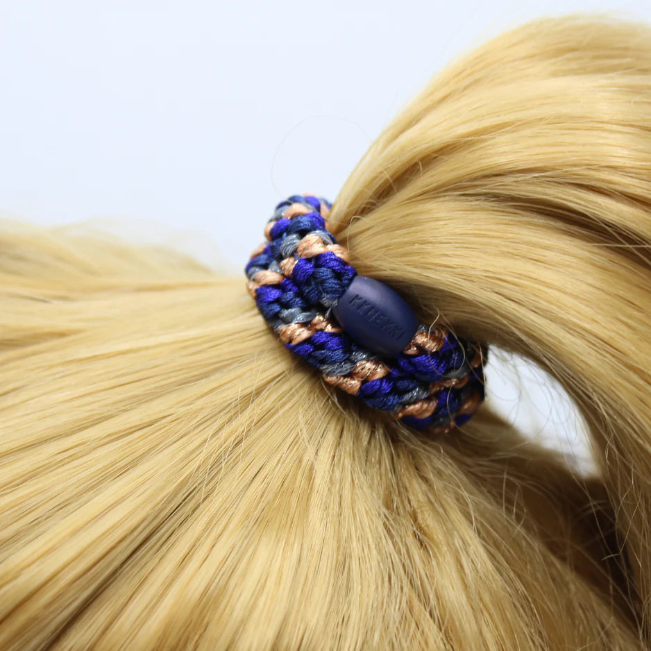 KKNEKKI Braccialetto/Elastico per i Capelli - Navy Rosegold - Apple Pie