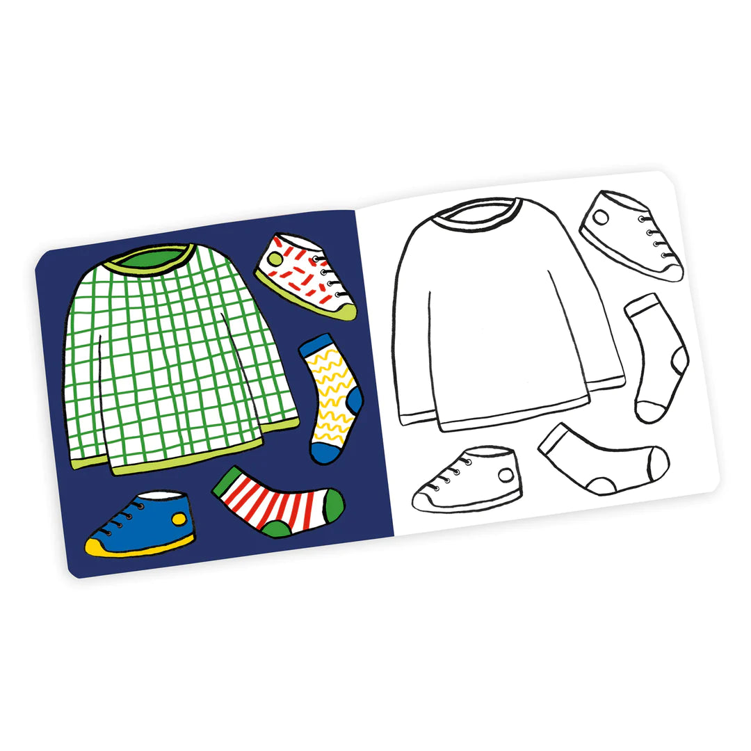 Moulin Roty Album da Colorare "pattern" - Apple Pie