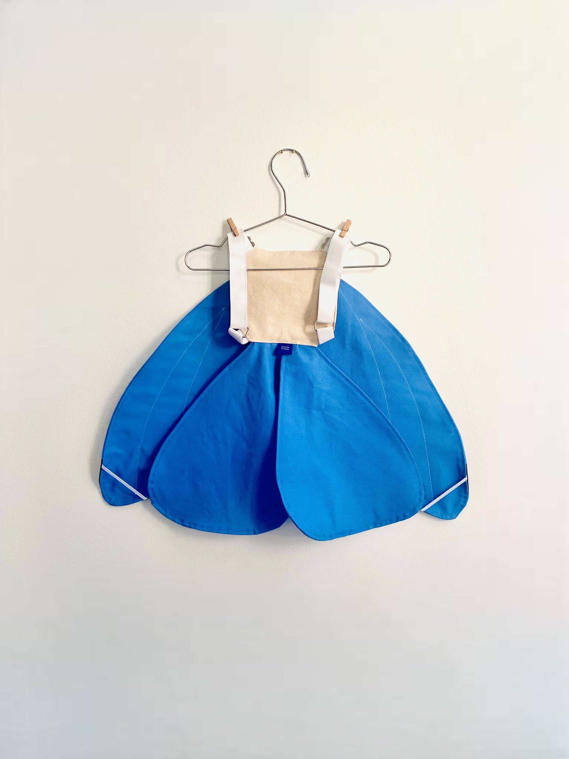 Spotted Blue Butterfly Costume Wings - Apple Pie