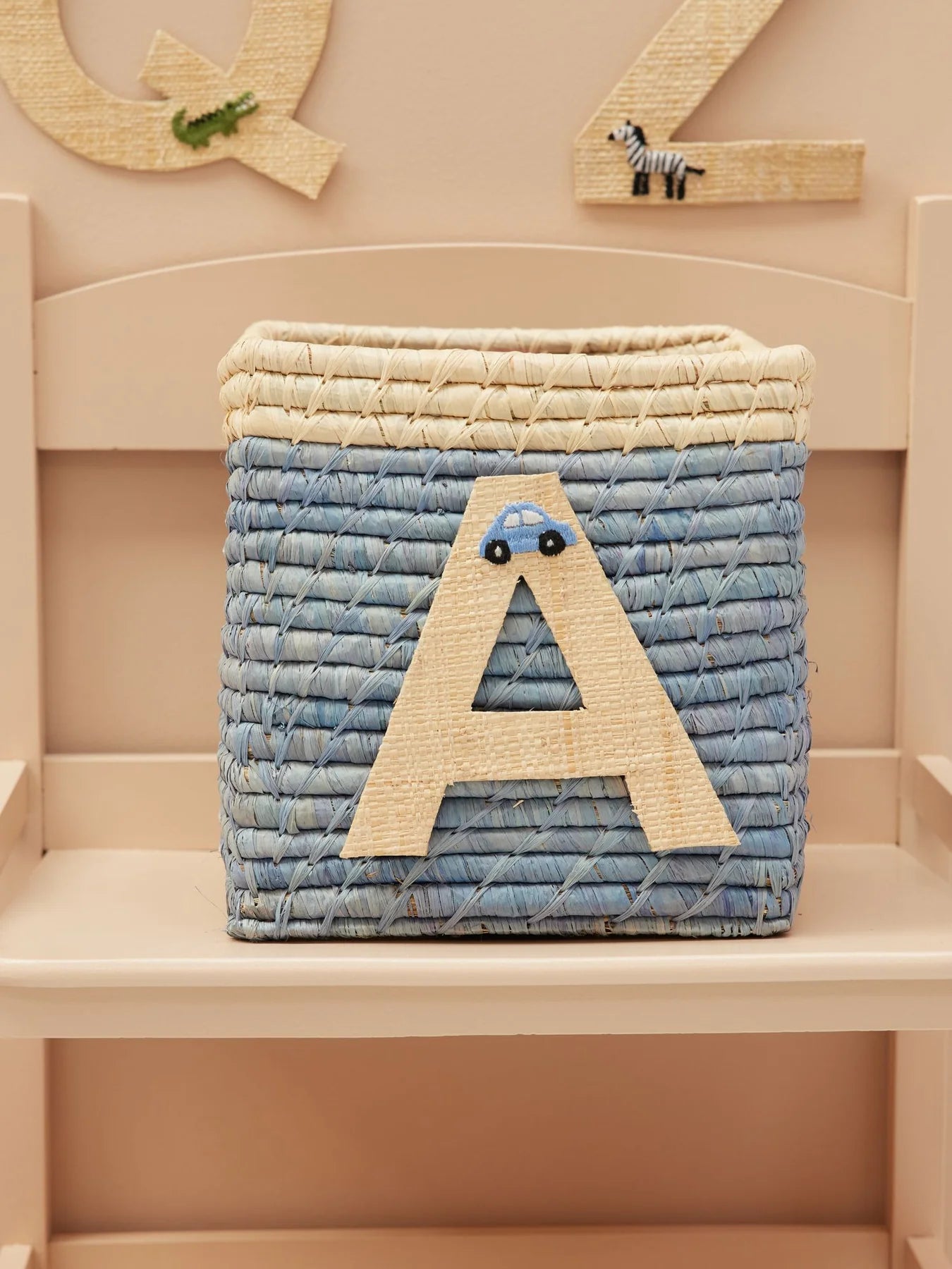 Lettera decorativa Rice in rafia – Macchine e Animali (SALDI -50%) - Apple Pie