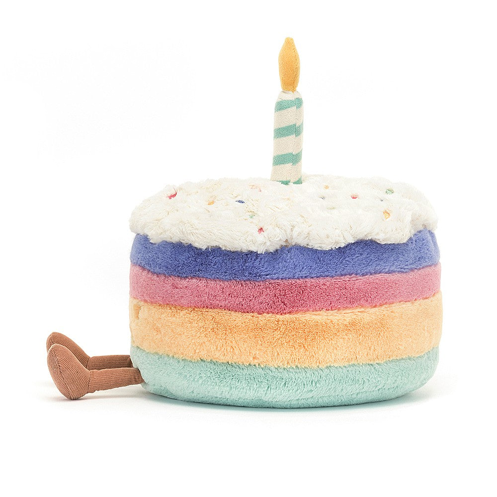 Peluche Torta di Compleanno Arcobaleno - Apple Pie