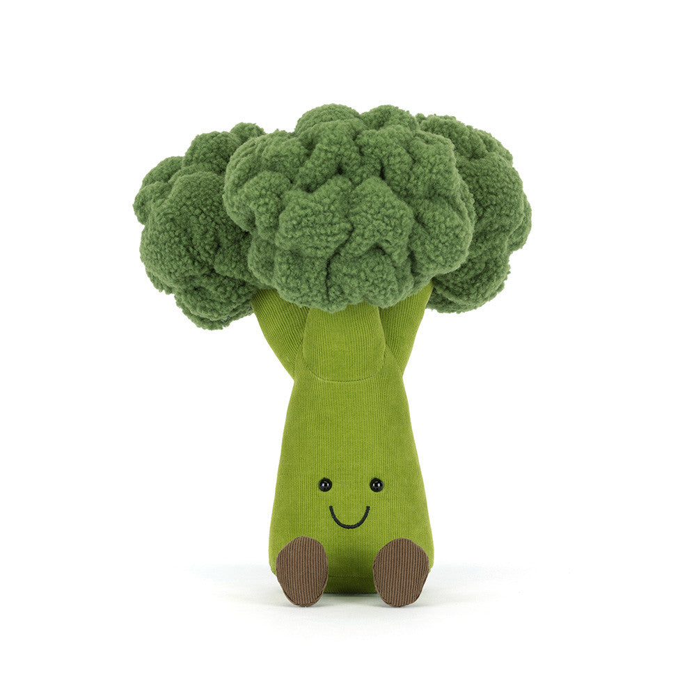 Jellycat Amuseables Broccoli – Peluche Divertente, Morbido e Originale