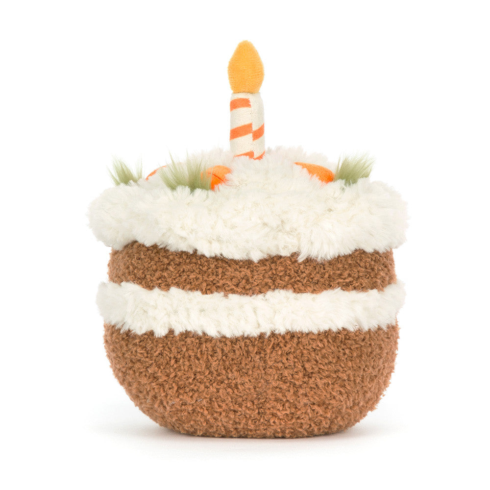 Jellycat Amuseables Carrot Cake – Peluche Torta Morbida e Originale