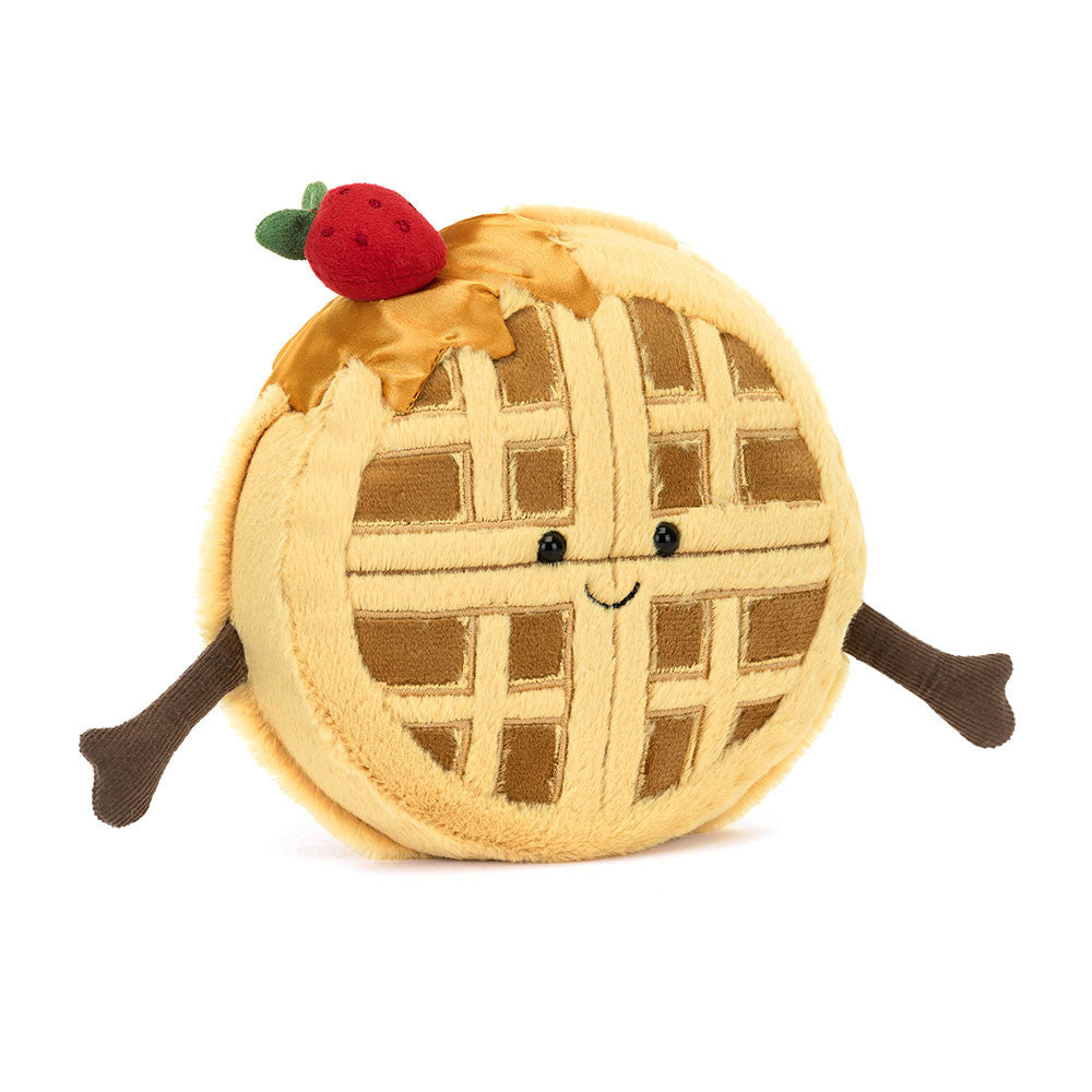 Jellycat Peluche Amuseables Waffles Rene - Apple Pie