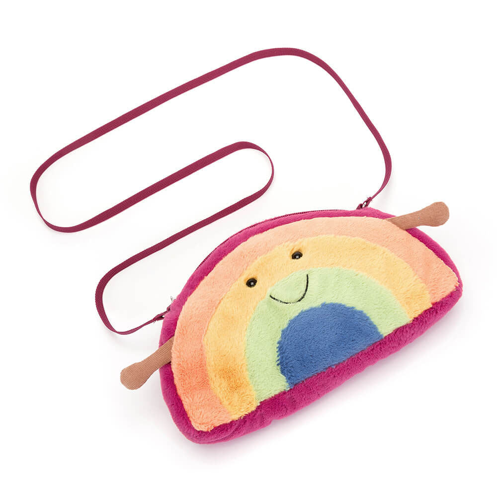Borsa Amuseables Rainbow di Jellycat - Apple Pie