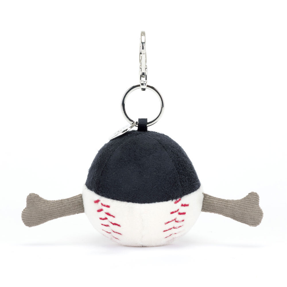 Jellycat Portachiavi Borsa Palla da Baseball – Amuseables Sports - Apple Pie