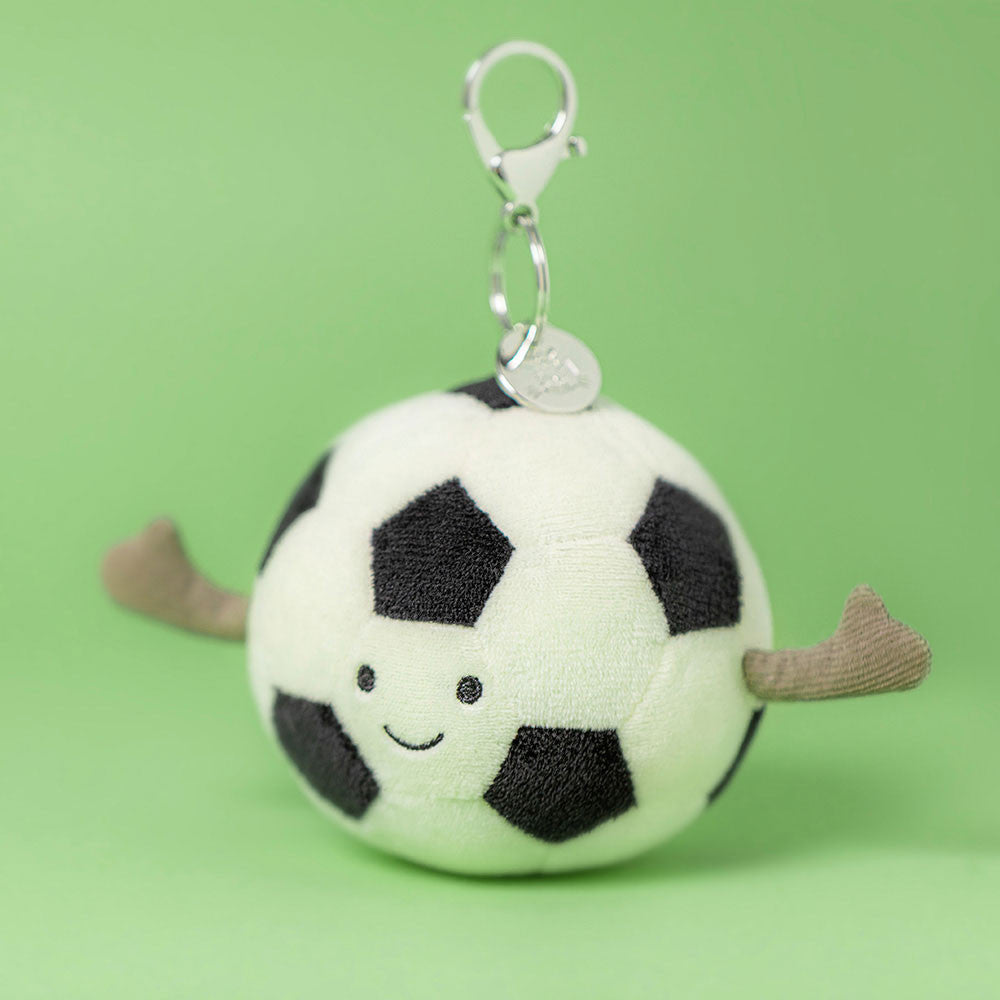 Jellycat Peluche Charm da Borsa Football - Apple Pie