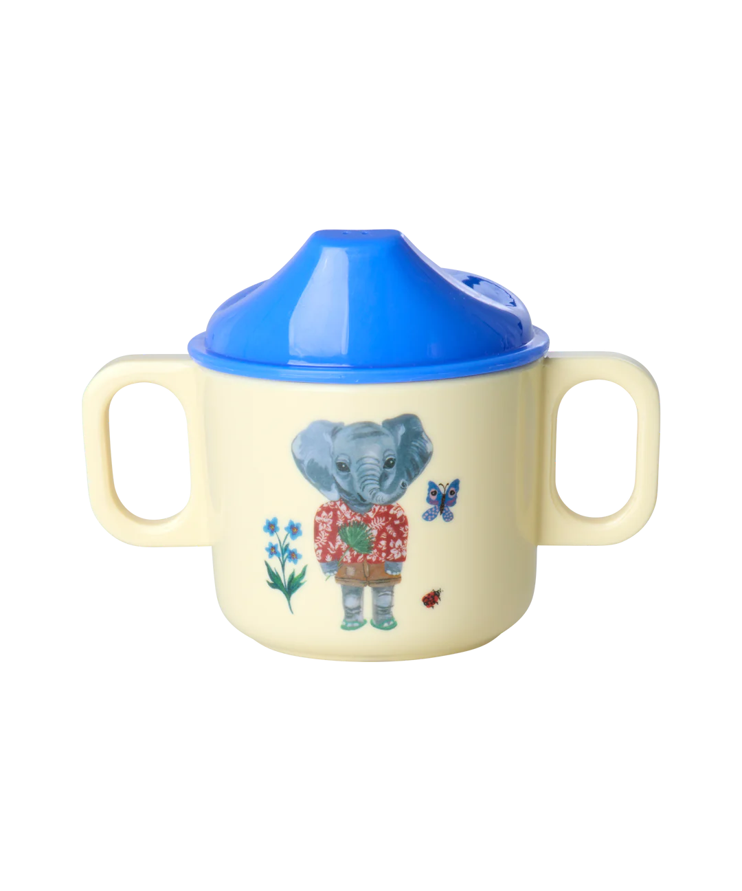 RICE Tazza 2 manici con beccuccio - Nathalie Lete blu - Apple Pie