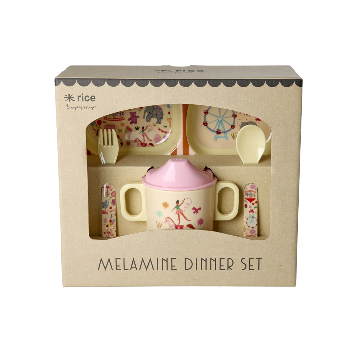 RICE Set Regalo Pappa - Fun Fair rosa - Apple Pie