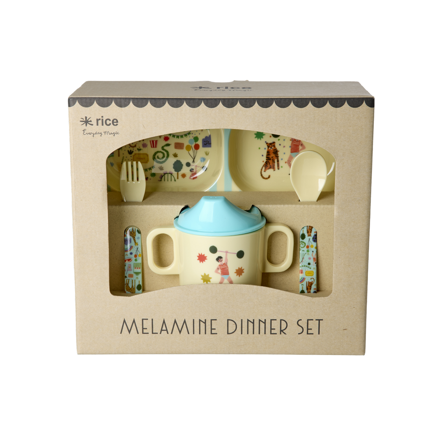 RICE Set Regalo Pappa - Fun Fair menta - Apple Pie