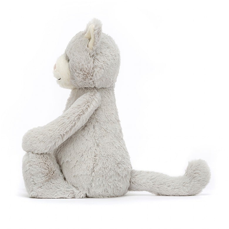 Jellycat Peluche Bashful Gattino Grigio - Medio - Apple Pie