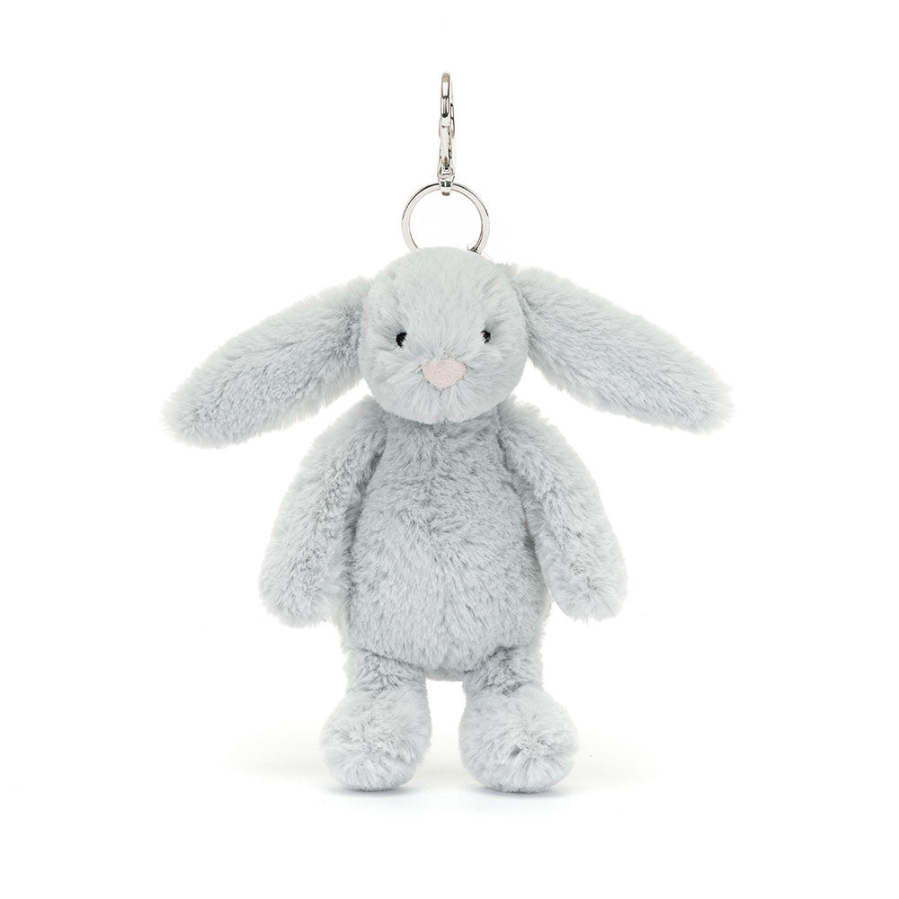Jellycat Peluche Charm Coniglio Bashful Argento - Apple Pie