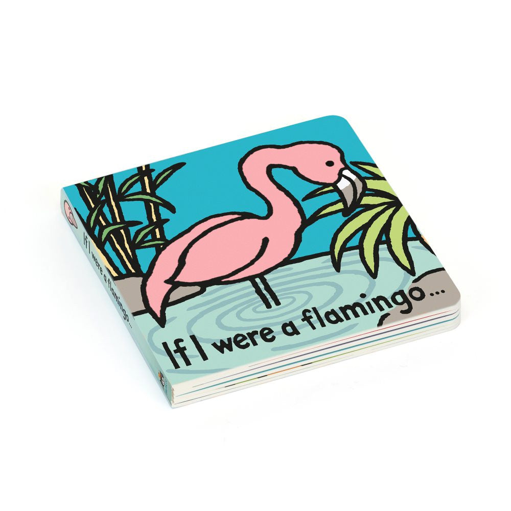 Libro Cartonato Jellycat "If I Were a Flamingo" – In Inglese per Bambini - Apple Pie