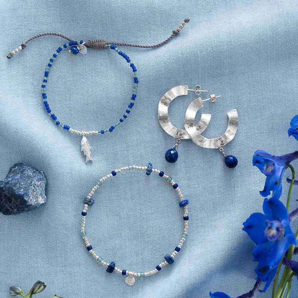 Braccialetto Flashy in lapislazzuli A Beautiful Story