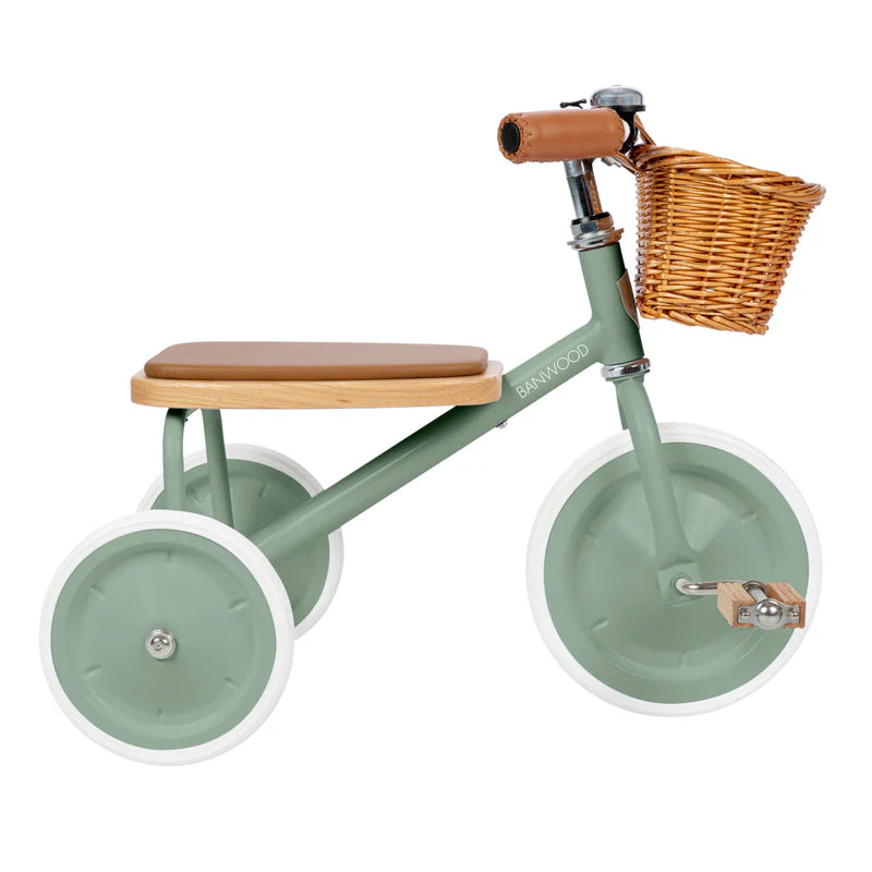 Triciclo Banwood Vintage – Per Bambini da 2 a 6 Anni (Disponibile in Vari Colori)
