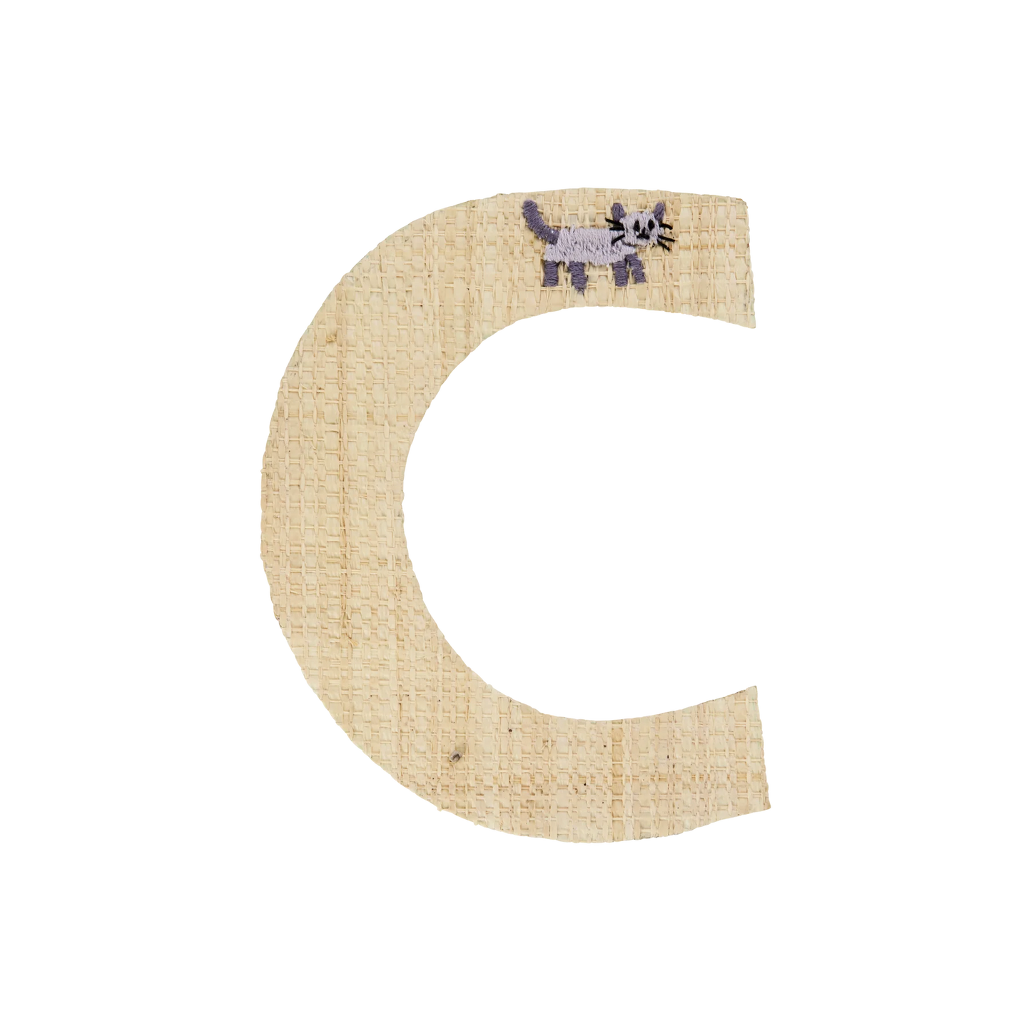 Lettera decorativa Rice in rafia – Macchine e Animali (SALDI -50%) - Apple Pie