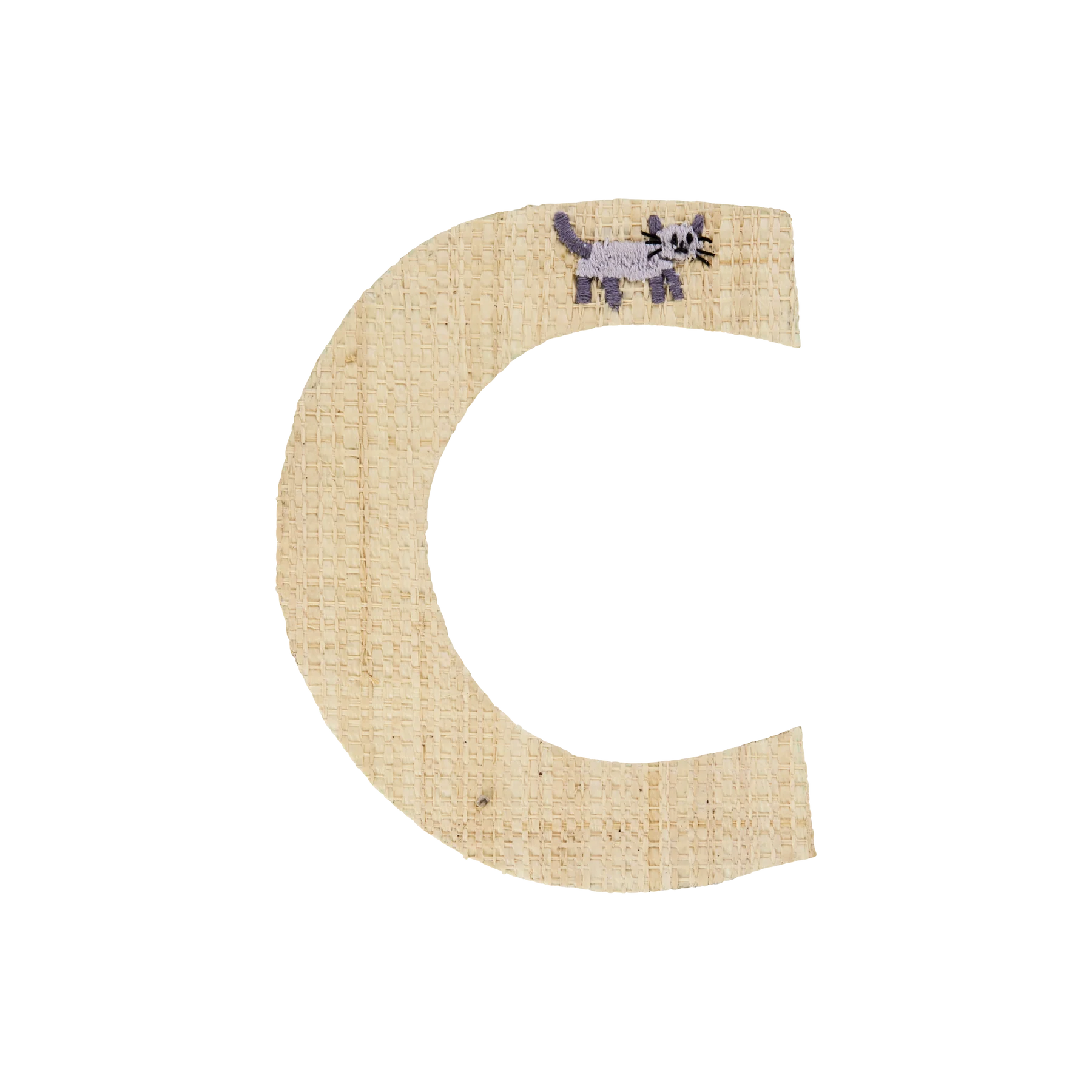 Lettera decorativa Rice in rafia – Macchine e Animali (SALDI -50%) - Apple Pie