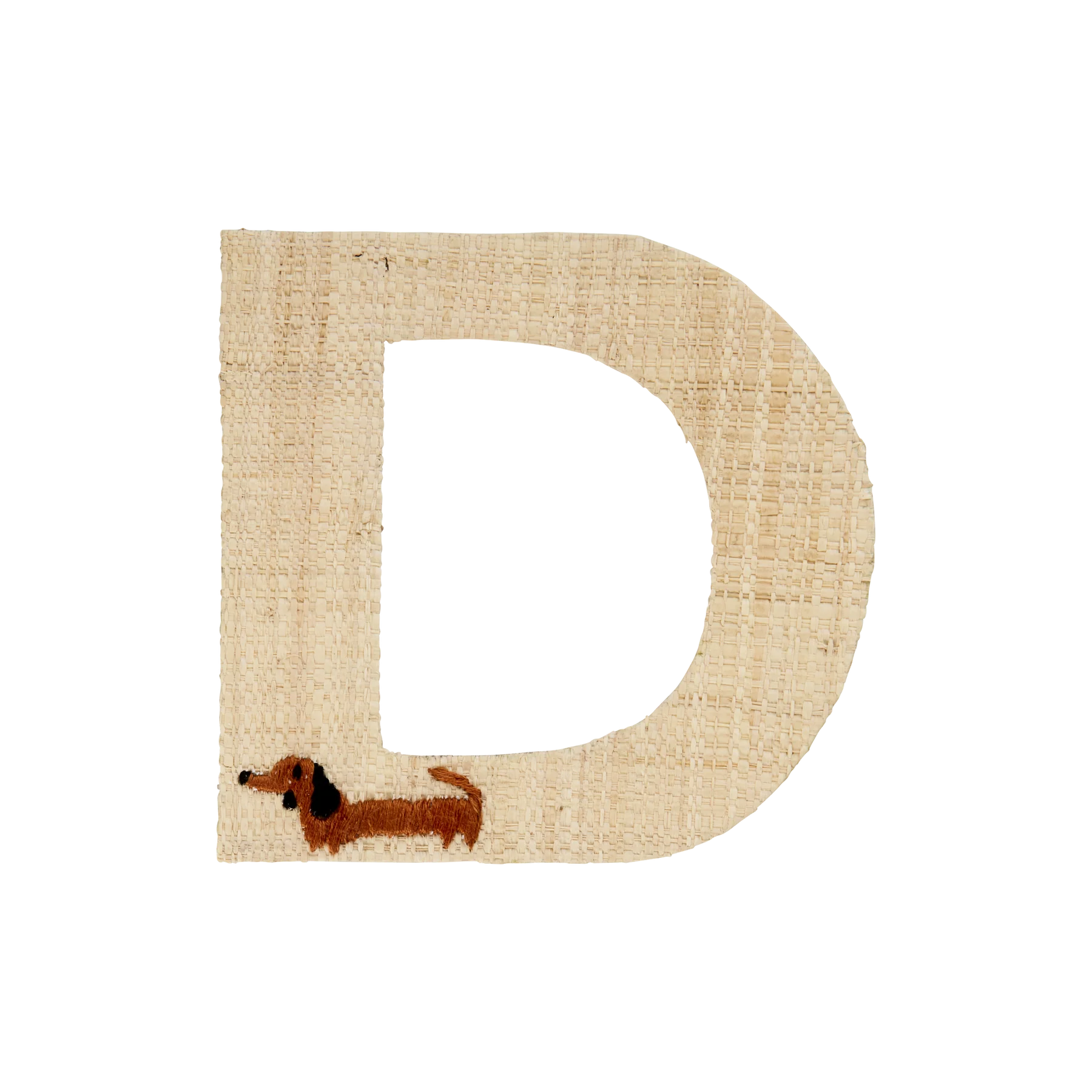 Lettera decorativa Rice in rafia – Macchine e Animali (SALDI -50%) - Apple Pie