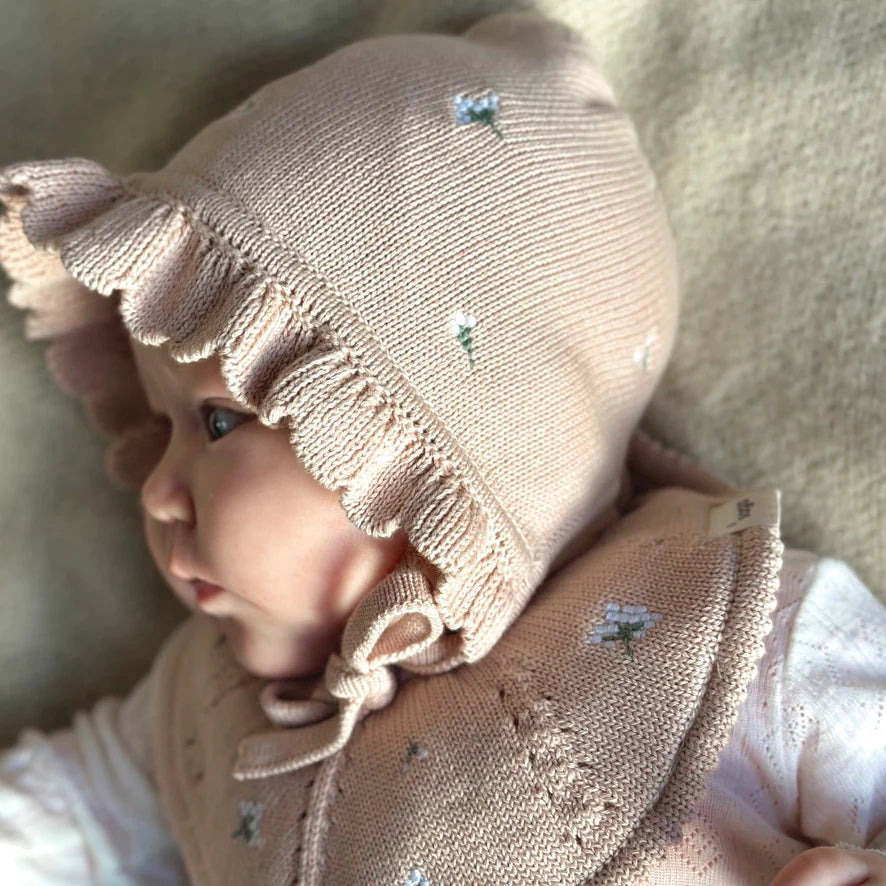 Cuffietta Lilly - Mellow Rose - tg.0-4 Mesi - Apple Pie