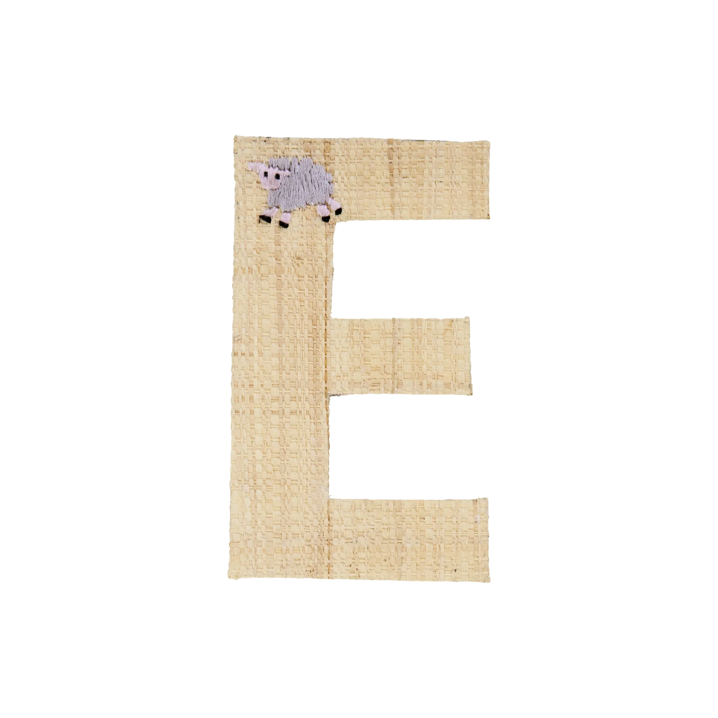 Lettera decorativa Rice in rafia – Macchine e Animali (SALDI -50%) - Apple Pie