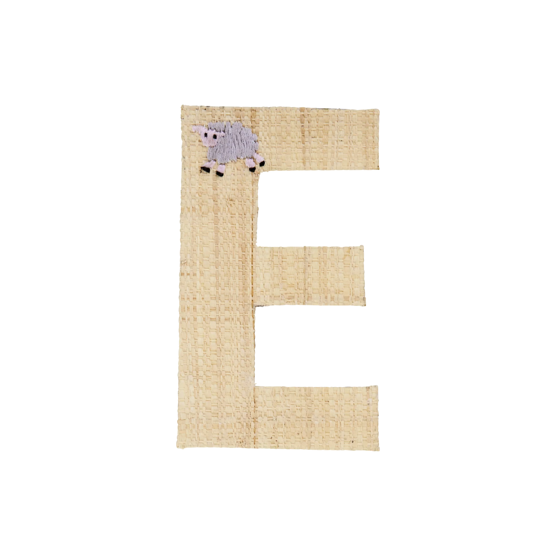 Lettera decorativa Rice in rafia – Macchine e Animali (SALDI -50%) - Apple Pie